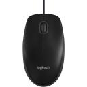 Logitech USB optiline hiir B100/910-003357, 800 DPI, 3 nuppu, 1.8m kaabel, ambidekstriline, must