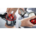Bosch Unlimited 7 BSS711W juhtmevaba vertikaalne tolmuimeja 18 V Li-Ion 3 Ah kuni 40 min t&ouml;&ouml;aeg kotita 0.3 l paak mootorhari LED-valgus 3 v&otilde;imsustaset Valge/Must