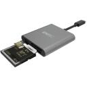 Emtec kar&scaron;u lasītājs Type-C ECCAREADT610C, USB 3.0, Micro SD, SD, CF kartes
