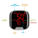 Virtuvės termometras su Bluetooth, 2 zondai SOENS 186012 -20~+250°C, IPX5, USB-C