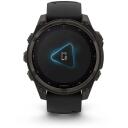 Garmin fenix 8 010-02906-11, 3.3 см, 47 мм, 260 x 260 пикселей, Титан, Wi-Fi, GPS, 80 г, 32 ГБ, 10 АТМ, 21 день