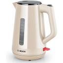 Bosch Kettle TWK1M127, 2400 W, 1.7 L, Plastikas, Kreminis, Automatinis i&scaron;jungimas, Vandens lygio indikatorius