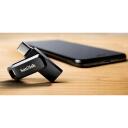 Sandisk Ultra Dual Drive Go USB флеш-накопитель SDDDC3-256G-G46, 256 ГБ, 150 МБ/с, USB Type-A, USB Type-C, поворотный дизайн
