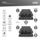 Digitus HDMI pastiprinātājs DS-55519, 4K/30Hz, 70m, HDCP 1.4, PoC, IR, metāla korpuss
