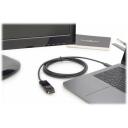 Digitus USB Type-C adaptera kabelis AK-300333-020-S, 2 m, USB-C, DisplayPort, 4K atbalsts, datu pārsūtī&scaron;anas ātrums 32,4 Gbit/s