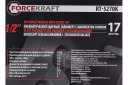 Pneumatinis veržliasukis, Forcekraft, FK-RT-5270K, 720 Nm, komplekte 9-27 mm galvutės, 125 mm prailgintuvas, plastikinė dėžė