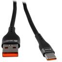 Tracer USB kabelis TRAKBK47486, 1m, USB A, USB Type-C, 48W, 2.4A, 480Mbit/s, melns