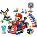 Lego Konstruktor 72043, 278 vnt., interaktyvus LEGO Mario, Standartinis Kartas, 3 figūros, 5cm, 13cm, 8cm
