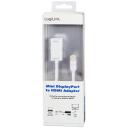 Logilink adapteris Mini DisplayPort uz HDMI ar audio, CV0036A, 0.1 m, Mini DisplayPort, HDMI A