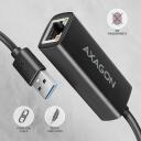 Axagon V&otilde;rguadapter ADE-AR 1000 Mbit/s, USB 3.2 Gen 1, Realtek RTL8153, RJ-45, Plug and Play, must