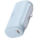 Baseus Powerbank P10068307313-00, 5000mAh, 20W, Lightning 5V=2.4A, Type-C 5V=2.4A
