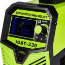 Kraftdele Сварочный инвертор KD1879 IGBT 7009773, 20 - 330 A, 35%, Сетевой кабель, MMA
