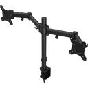 Endorfy monitorid, EY8F003, 2 ekraani tugi, 2 x 8 kg, 13-27 tolli, VESA 75 x 75 mm, 100 x 100 mm, must