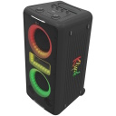 Портативная Bluetooth колонка с профессиональными 8 дюймовыми вуферами режимом Ultra Bass RGB подсветкой DJ Party функциями и до 18 часов работы от аккумулятора New York Чёрный 1073423 Klipsch