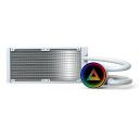 Montech CPU Охладитель LIGHTFLOW 240 ARGB (W), 2x120mm, 129.5m&sup3;/h, 2.39mmH2O, FDB, 6 лет гарантии