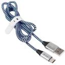 Tracer USB 2.0 Type C Mees - A Mees Kaabel TRAKBK46266, 1m, Must, Sinine, Sirge, 1 tk.