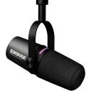 Shure MV7I mikrofonu un saskarnes, 24bit, 48kHz, dinamiska, melna, 1xXLR, 1xUSB-C, 1x3.5mm, 36dB, 128dB