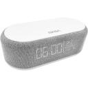 Nasa Bluetooth skaļrunis/ modinātājs SPC400, 2x5W RMS, bezvadu uzlāde 15W, USB-C, litija akumulators