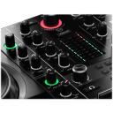 Hercules DJControl Inpulse 500 4780909, USB, 2 x 1/4&rdquo; pistik, 2 x RCA, 16 RGB pad, 6,3 mm mikrofonisisend