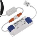 Emos LED &scaron;viestuvas NEXXO ZD1323, 7 W, 480 lm, IP40/IP20, &scaron;iltai/neutrali balta, apvalus, 30 000 valandų, 110&deg; spindulio kampas