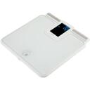 Jata Ķermeņa svari HBAS2501, 180kg, 0.1g, Bluetooth, 8 sensori, LCD, automātiskā izslēg&scaron;anās, 2xAAA, rūdīts stikls
