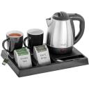 Adler Viesnīcas tējkanna AD 1354, 1.2 L, 1500 W, melna, tērauda, 2 krūzes 320 ml, automātiskā izslēg&scaron;anās