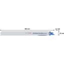 Bosch Tarvikud 2608658996 PRO Keskmise-Paksuse Metalli t&auml;pne S1237BEF tera, 1,1 x 25 x 300 mm, 5 tk, sobib roostevabast terasest