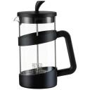 Resto prantsuse press 90509, 1000 ml, borosilikaatklaas, roostevaba terasfilter, plastmassist kaas, must