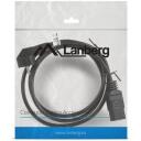 Lanberg Toitekaabel CA-C19C-10CC-0018-BK, 1.8m, 16A, CEE 7/7 - IEC 320 C19, VDE sertifitseeritud
