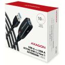 Axagon USB kaabel ADR-310, 10m, aktiivne, USB 3.2 A-M kuni A-F, toitevalik
