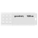 Goodram Pendrive UME2 128GB USB 2.0 UME2-1280W0R11, 128GB, 20MB/s, 5MB/s, baltas, USB 2.0, palaiko Linux, Mac OS, Windows 2000