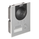 Dahua VTO2202F-P-S3 IP дверной домофон уличная панель Villa 2 MP цветная 168.6&deg; камера двусторонний аудио PoE H.265/H.264 IP65 IK07 1-кнопочный вызов Серебристый