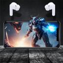 Manta Bezvadu austiņas MTWS008W, 6h, Bluetooth 5.3, 13mm, 20-20000Hz, iebūvēts mikrofons, automātiska savieno&scaron;ana