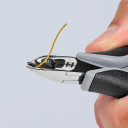Elektronikas diagonālie griezēji, KNIPEX, 77 12 115 ESD, ESD aizsardzība, cietība 62 HRC, ergonomiski rokturi