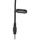 White Shark SPARROW GH-2443, 165g, 32&Omega;, 40mm, 20-20000Hz, 2m, 2 skaļruņi, noņemams mikrofons, 3.5mm