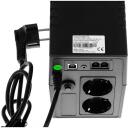 Green Cell UPS 600VA 360W UPS01LCD, 600 VA, 360 W, 12 V, 7 Ah, 2 x RJ-11, 1 x USB, 2 x C/F, 10 ms, Kaitse: ahel, termiline, pinge