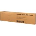 Logilink statīvs BP0079, 49-70", 40 kg, melns, V-bāze, VESA 200x200-600x400, kabelis, anti-tip strap