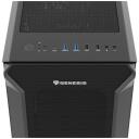 Genesis Arvutikorpus Irid 505F NPC-1997, 2xUSB 3.0, 2xUSB 2.0, 5 ventilaatorit, tolmu filtrid, karastatud klaasi k&uuml;lgpaneel