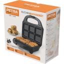 Petra Прибор для выпечки тортов PT5921DEKF, 750 Вт, 6 тортов, антипригарные пластины, легкая очистка, индикатор питания