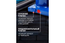 Бутылочный домкрат, Forsage, F-T90804, 8 т, высота 190-360 мм, с предохранительным клапаном