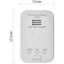 Emos Gaasiandur GS869 P56450, 36,3&times;117,4&times;77,4mm, 5 aastat, 230V AC, 0&ndash;95%, IPX2D, >85dB, optiline ja heliline