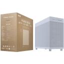 Asus PRIME AP303 Mesh Midi Tower 90DC00V3-B39000, 485mm, 215mm, 425mm, 44L, 6.8kg, metāls, Midi Tower, balts