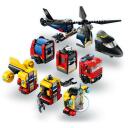 Lego LEGO CITY 60462 Helikopters, ugunsdzēsēju auto un zemūdene, 874 elementu, 3 figūriņas
