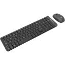 Sbox Datoru komplekts WKM-22-US, 1200DPI, 3D 3 pogas pele, 100-101 taustiņi tastatūra, 2,4GHz, melna/pelēka