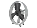 Lauaventilaator koju kontorisse ja k&auml;mpingusse 18W &Oslash;20cm 8tolli kummilabad kompaktne Safe Blade 8 385052 Eurom