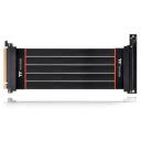Thermaltake Pagarinājums AC-060-CO1OTN-C2, 0.2m, PCI-E X16 Male, PCI-E X16 Female, melna, 90 grādu adapteris