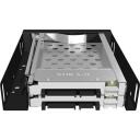 Raidsonic Salvestusketta kott IB-2227StS, 2x2.5", 2xSSD, 2xHDD, 6 Gbit/s, must, kuumvahetus, v&otilde;tme lukustus