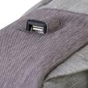 Rivacase Чехол 7562GREY/MOCHA, 39.6см, 635г, 120мм, 305мм, 460мм, 1 передний карман, USB порт, водоотталкивающий