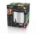 Adler Elektriline pott AD 4496, 2600 W, 28 L, roostevaba teras/must, LCD ekraan, taimer 1-180 min