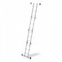 Alumīnija daudzfunkcionāla locāmā kāpne 4x4, 150 kg, 5.40 m darba augstums, AW23033, AWTOOLS